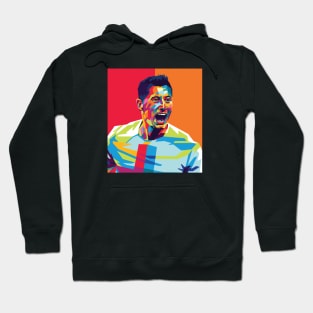 Robert Lewandowski In Wpap Pop Art Style Hoodie